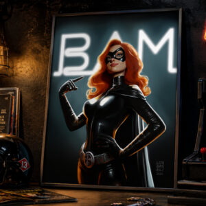 Affiche BAM! – Retro Comic Pin-up