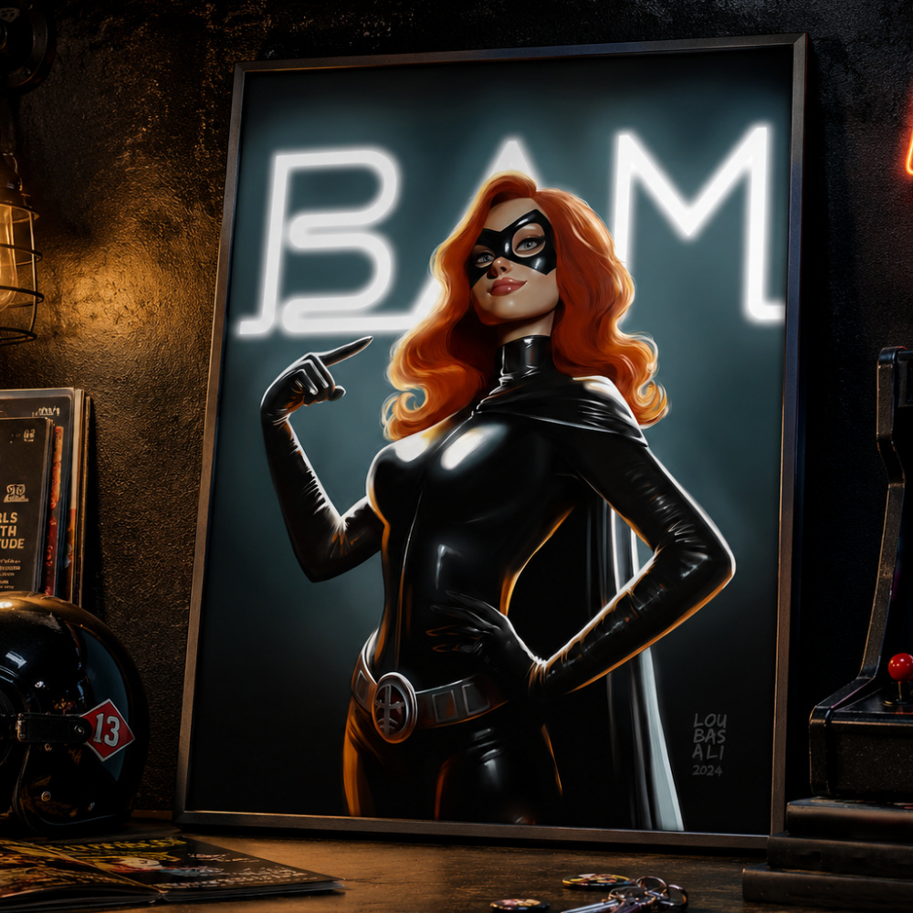Affiche BAM! – Retro Comic Pin-up