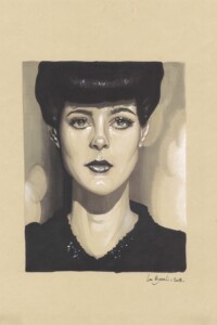 Portrait aux feutres alcool - Fanart Blade Runner - Rachael
